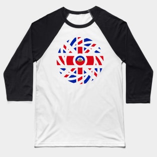 British Haitian Multinational Patriot Flag Series Baseball T-Shirt